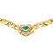 Collier Collier Maille haricot Or jaune Emeraude, Diamant 58 Facettes 4013232CN