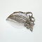 Broche Broche ancienne en platine et argent avec diamants 58 Facettes