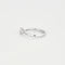 Bague 54 Solitaire or blanc avec diamant 58 Facettes 3121239