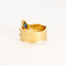 Bague 55 Bague saphir émeraudes diamants 58 Facettes LP472