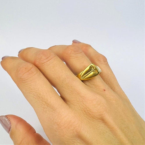 Bague Bague Mauboussin Or Jaune Motif Africain 58 Facettes 20400000554