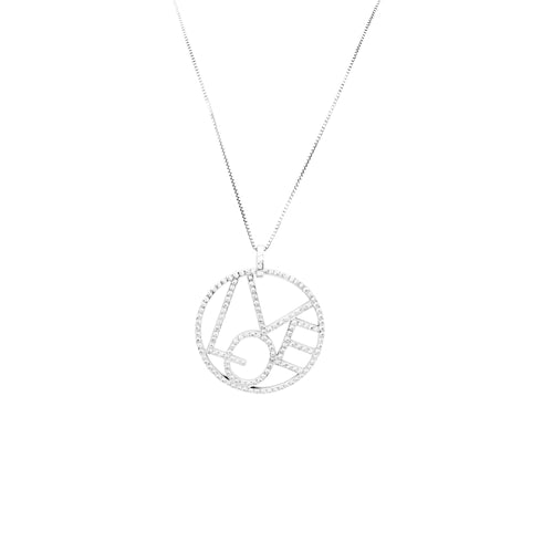 Collier Collier Cada, "Love" or blanc et diamants. 58 Facettes 35097