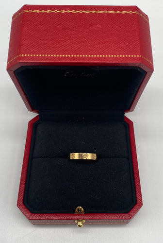 Bague 52 Cartier - Bague Love PM en or jaune 18k 58 Facettes