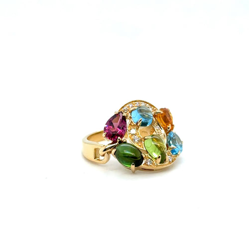 Bague 55 BULGARI - Bague « Collection Astrale » - Or jaune 58 Facettes 1.0000848/4