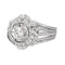 Bague 51 Bague Or blanc, Platine Diamant 58 Facettes 4425765CN