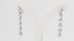 Boucles d'oreilles 4.3cm pendants d'oreilles en or blanc et diamants 58 Facettes 32256