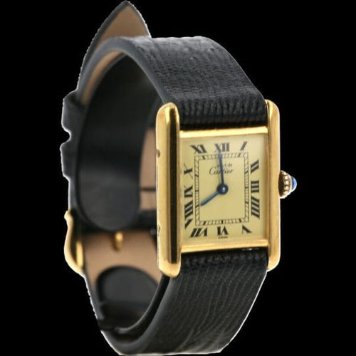 Montre Cartier Montre Tank Vermeil 58 Facettes MT43329