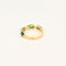 Bague 51 Anneau émeraudes smaragdite opale 58 Facettes LP1295/14