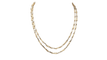 Collier Collier Sautoir Cartier en or jaune grain d' avoine 58 Facettes 32383