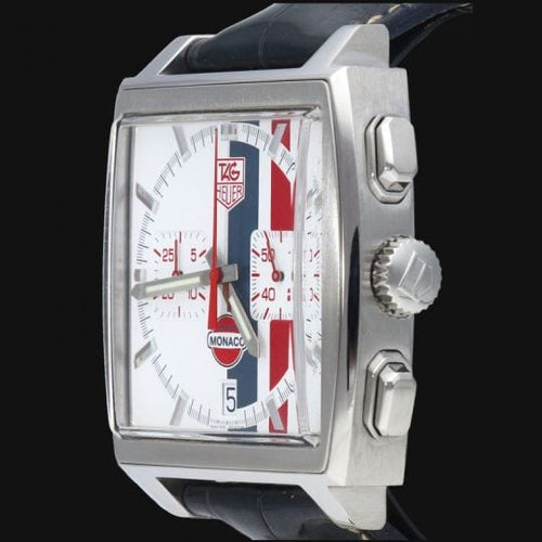 Montre Tag Heuer Montre Monaco Chronograph Gulf Edition Limitee 58 Facettes MT41136