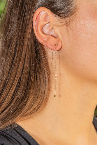 Boucles d'oreilles Boucles d'oreilles Pendantes Or rose 58 Facettes 3028006CN