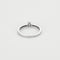 Bague 52,5 Bague solitaire en or blanc et diamants 58 Facettes GU295