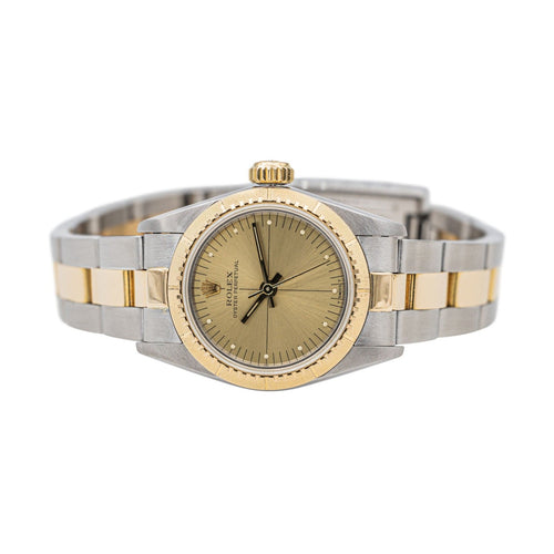 Montre Rolex Montre Oyster perpetual Acier, Or jaune 58 Facettes 3866800RV
