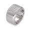 Bague 55 Bague imposante en or gris 18K - 2,00 Cts de diamants brillants G-VS - 37 g - Taille 55 58 Facettes FB09753
