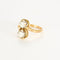 Bague 58,5 Bague "Toi et Moié en or jaune et blanc, diamants 58 Facettes LOR4031