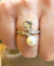 Bague Bague ancienne en or et platine, diamants et perle 58 Facettes