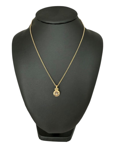 Chopard Collier en or jaune 18 carats Happy Diamonds