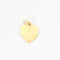 Pendentif AUGIS - Médaille coeur or jaune 58 Facettes GU25