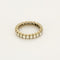Bague 49,5 Alliance américaine en or blanc et diamants 58 Facettes DINA0145X2