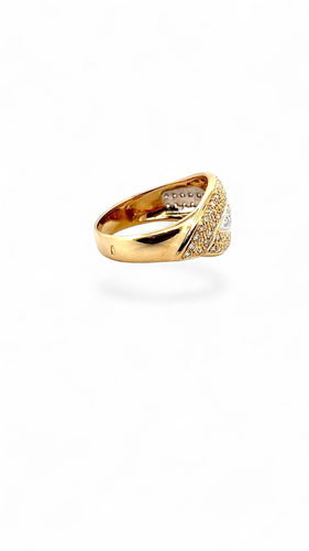 Bague 55 Bague 2 ors et diamants 58 Facettes