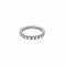 Bague 52 Alliance Américaine or gris et diamants 58 Facettes ROM1016