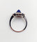 Bague Art Déco Platine, saphir pain de sucre et diamants, Branar Paris 58 Facettes A06224