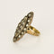 Bague 56,5 Bague ancienne en Or jaune, argent et diamants 58 Facettes ENG10890