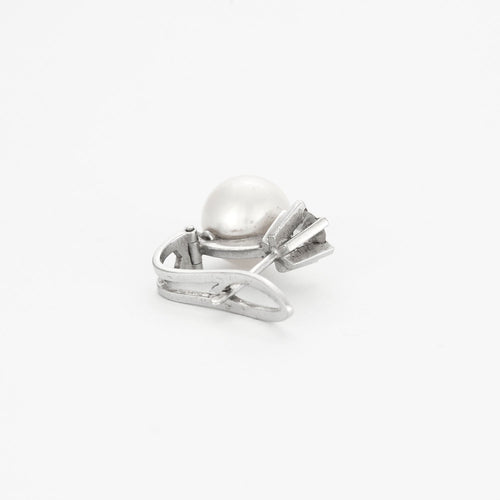 Boucles d'oreilles Paire boucles d'oreilles perles et diamants 58 Facettes 38200058