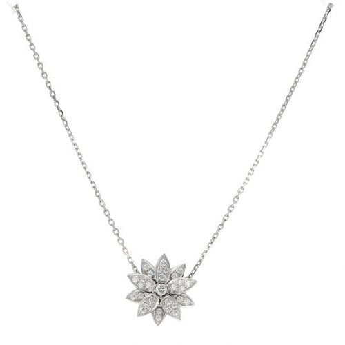 Pendentif Van Cleef & Arpels Pendentif Van Cleef & Arpels 'Lotus' Petit Modèle 58 Facettes 4357