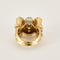 Bague 51 Bague Tank en or rose, platine et diamants 58 Facettes GU001
