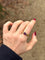 Bague Bague Jonc or jaune, améthyste 58 Facettes