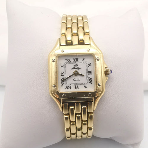 Montre PRESTIGE Montre femme or jaune 58 Facettes