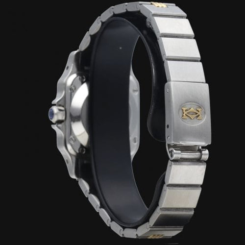 Montre Cartier Montre Santos Dame Or Jaune 18K Et Acier 58 Facettes MT41482