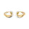 Boucles d'oreilles Boucles d'oreilles  Créoles  Or jaune, Or blanc 58 Facettes 4815899CN
