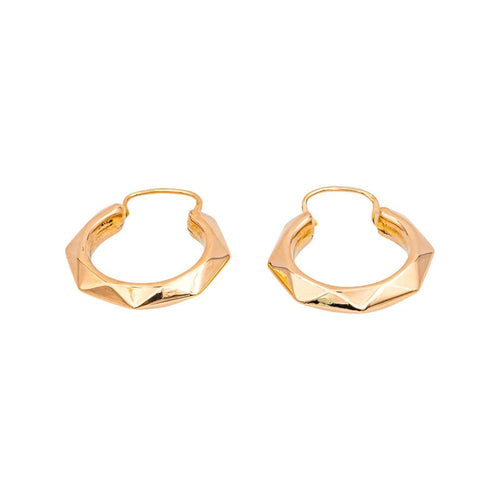 Boucles d'oreilles Boucles d'oreilles Créoles  Or rose 58 Facettes 4890738CN