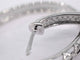 Boucles d'oreilles Boucles d'oreilles créoles en or blanc avec diamants 58 Facettes 2052