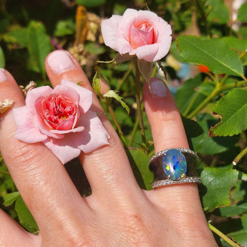 Bague 51 Lorenz Baümer - Bague opale - Création des années 1990–2000 58 Facettes 189