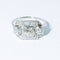 Bague 57 Bague Art-Déco Or blanc Platine et Diamants 0.50 ct 58 Facettes 240 370