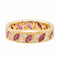 Bague 57 Bague Or jaune Grenat, Diamant 58 Facettes 2687555CN