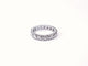 Bague 57.5 Alliance diamant or blanc 58 Facettes ALL.CHIROL-1125