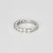Bague 59 Demi-alliance or blanc et diamants 58 Facettes 240823