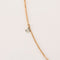 Collier COLLIER OR ROSE 3 DIAMANTS 0,09ct 58 Facettes M8927