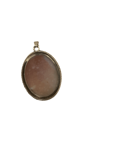 Pendentif Pendentif camée coquillage or jaune 58 Facettes