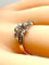 Bague 53 Bague en or 18 carats en diamants époque 1900 58 Facettes AB554