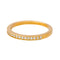 Bague 53.5 Bague Demi-alliance Or jaune Diamant 58 Facettes 4539264RV