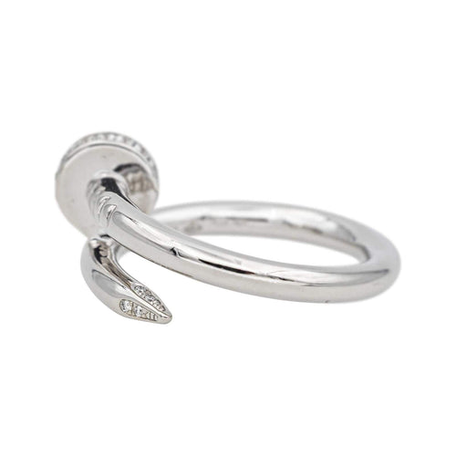 Bague 52 Cartier Bague Juste un clou Or blanc Diamant 58 Facettes 4944090RV