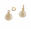 Boucles d'oreilles Boucles d’oreilles "Edouard Nahum" 2 en 1 en or rose 18 carats et diamants 58 Facettes