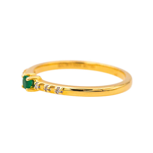Bague 52 Mauboussin Bague Capsule d'émotions Or jaune Emeraude, Diamant 58 Facettes 4191430CN