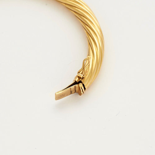 Bracelet jonc or jaune