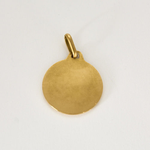 Pendentif AUGIS - Médaille d'Amour - Or jaune 58 Facettes LEN1402
